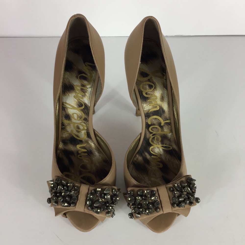 Sam Edelman Lorna Leather Heels sz 7.5